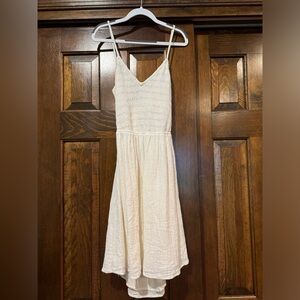 Sisstrevolution White Backless Mini Dress